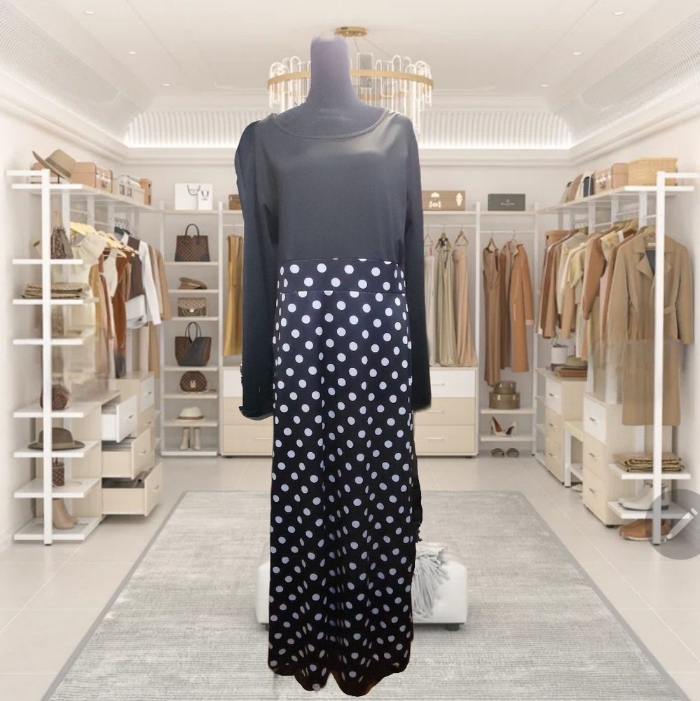 Polka-dot Maxi dress